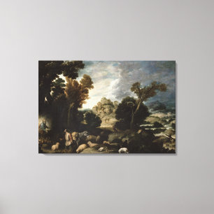 Den brinna Bush, c.1635 Canvastryck