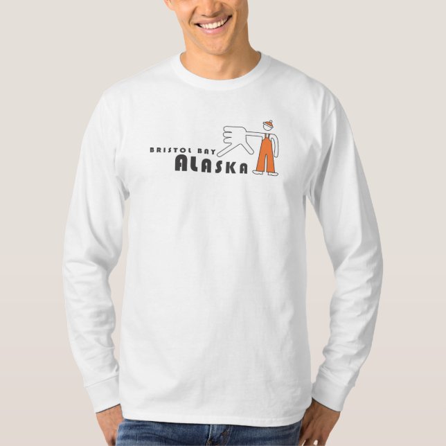 Den Bristol fjärden räcker kartan T-shirt (Framsida)