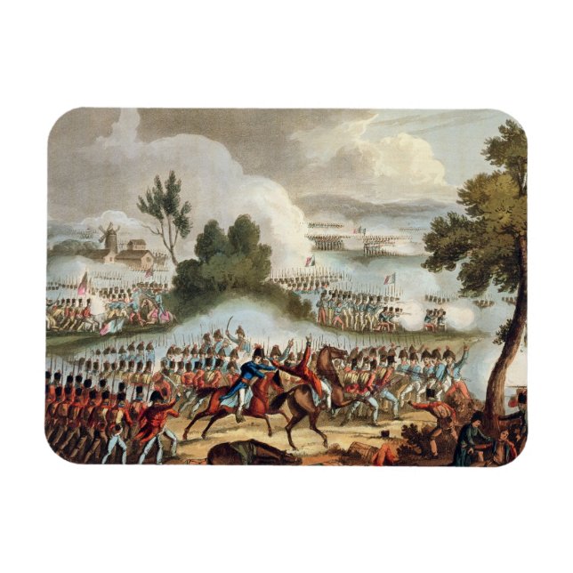 Den brittiska arméns Lämnat Vinge i aktion vid Magnet (Horisontell)