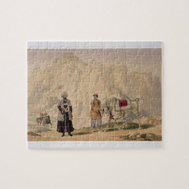 Den brittiska commandanten av schahShoojans 2nd Pussel (Horisontell)