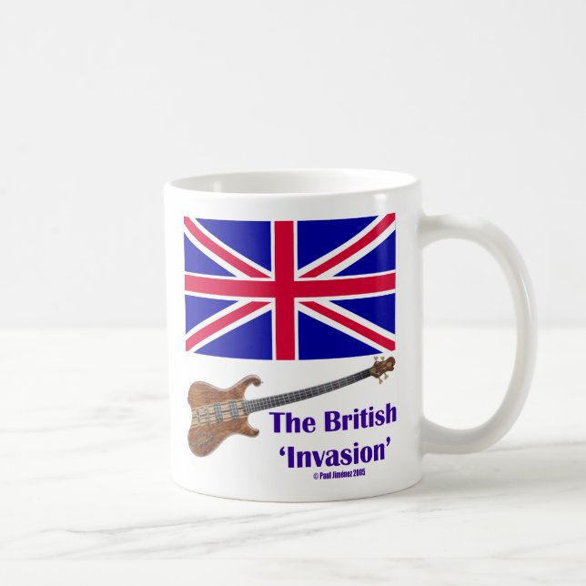 Den brittiska invasionen, den brittiska invasionen kaffemugg (Höger)
