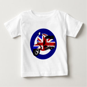 Den brittiska modsparkcykeln uppsätta som mål p t shirt