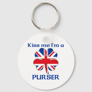 Den brittiska personligen kysser mig nyckelring