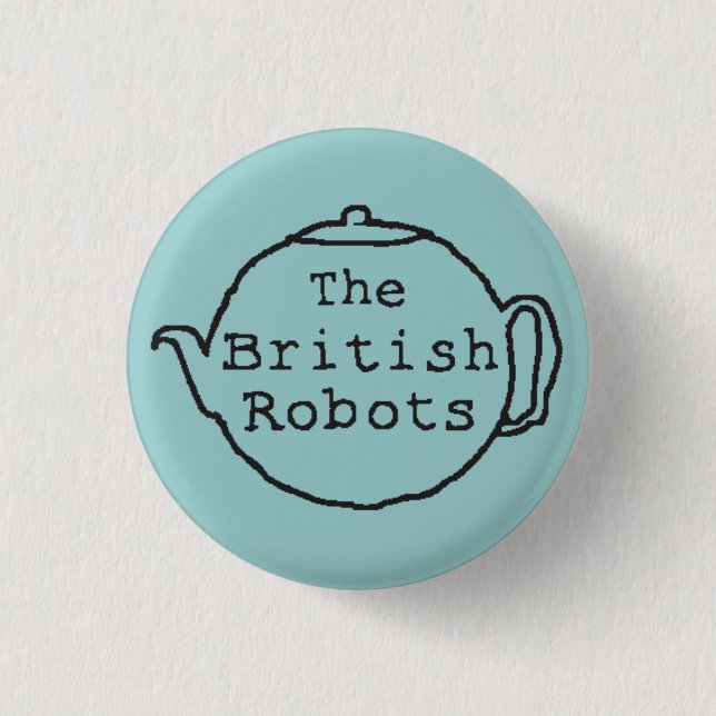 Den brittiska robottekannan knapp (Framsida)
