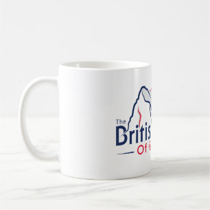 Den brittiska stenen av den Gibraltar muggen Kaffemugg