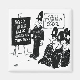 Den brittiska Tecknaden för polisutbildning Magnet