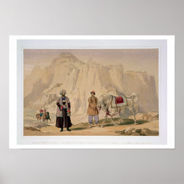 Den brittiske befälhavaren för Shah Shoojans andra Poster (Framsidan)