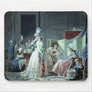 Den broderade cupiden musmatta