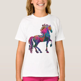 Den Broderade Hästen T Shirt