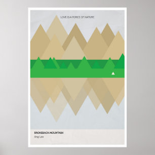 Den Brokeback bergfilmen filmar affischen Poster