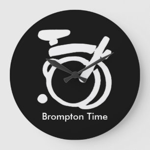 Den Brompton svart- & vitväggen tar tid på Stor Klocka