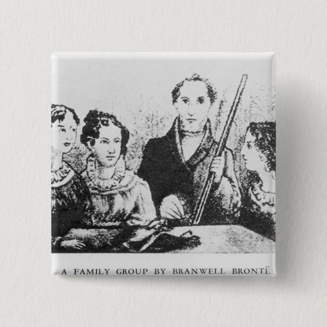 Den Bronte familjen Knapp (Framsida)