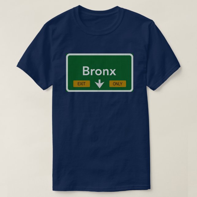 Den Bronx huvudvägen undertecknar T Shirt (Design framsida)