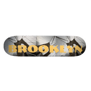 Den Brooklyn skateboarden överbryggar spindelnät Old School Skateboard Bräda 18 Cm