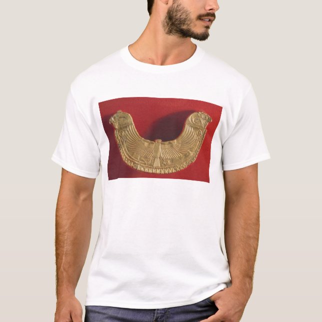 Den bröst- prydnaden bildar falk uthärda träd t shirt (Framsida)