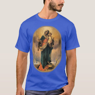 Den bruna scapular Dam vid berget Carmel T Shirt