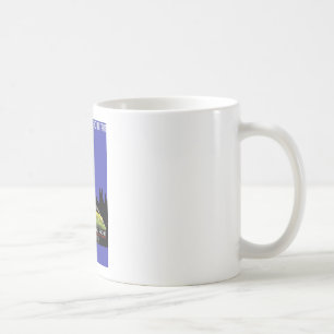 Den Buckingham fontänen på Chicago sjön beklär Kaffemugg