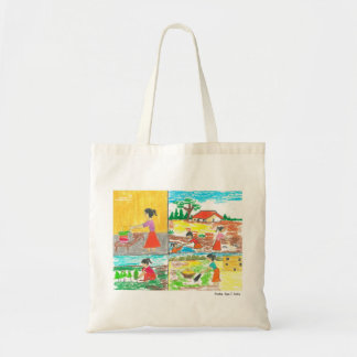 Den budget- totot hänger lös tygkasse