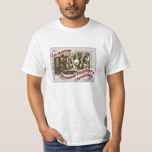 Den bugade Psalterysymfonin - värdera T-tröja T-shirt (Framsida)