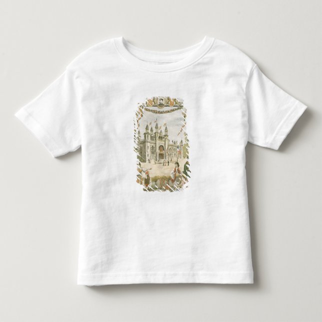 Den bulgariska paviljongen på universalen t-shirt (Framsida)