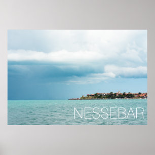 Den bulgariska staden Nessebar Poster