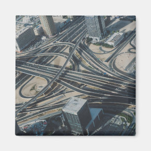 Den Burj Khalifa vägen beskådar, Dubai Magnet