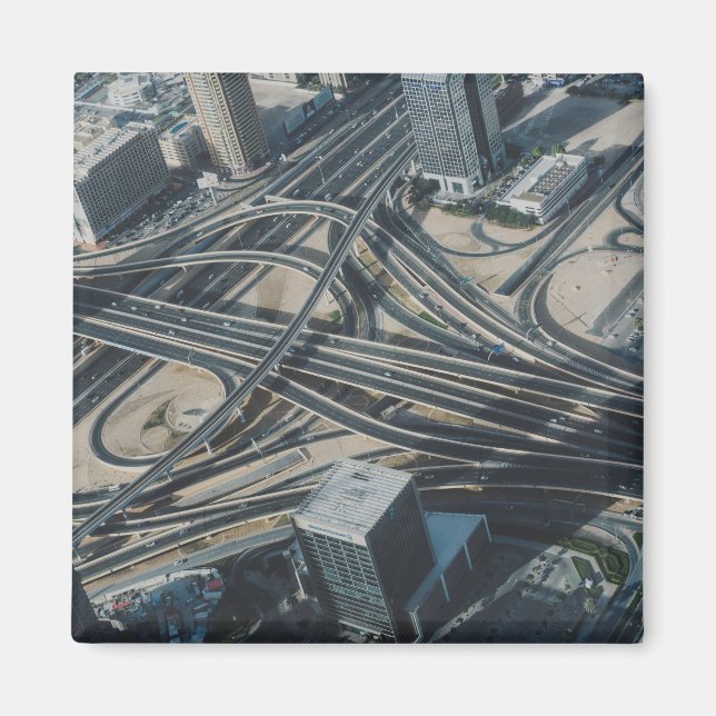 Den Burj Khalifa vägen beskådar, Dubai Magnet (Framsidan)