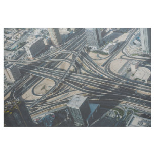 Den Burj Khalifa vägen beskådar, Dubai Tyg
