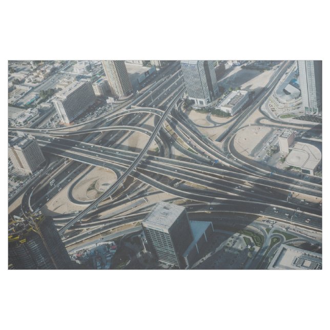 Den Burj Khalifa vägen beskådar, Dubai Tyg (Yard)