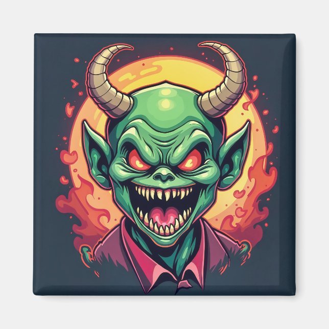Den busiga goblin magnet (Framsidan)