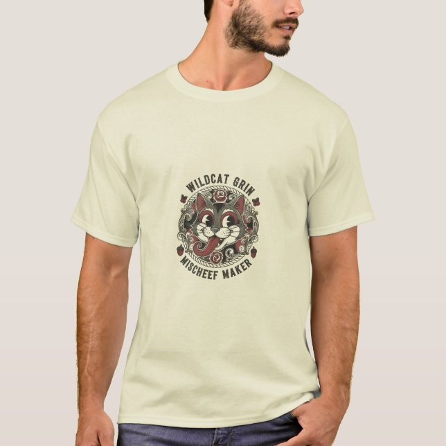 Den busiga rebellen t shirt (Framsida)
