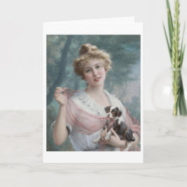 Den busiga valpen (1915) Emile Vernon Card Kort