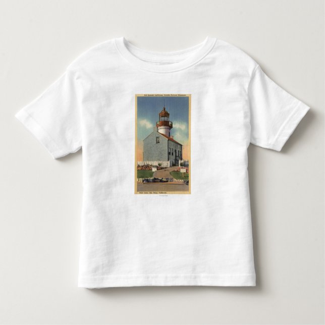 Den Cabrillo medborgaremonumentet, pekar T-shirt (Framsida)