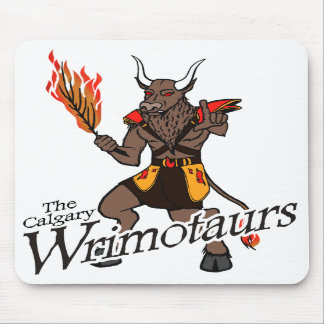Den Calgary Wrimotaurs musen vadderar Musmatta