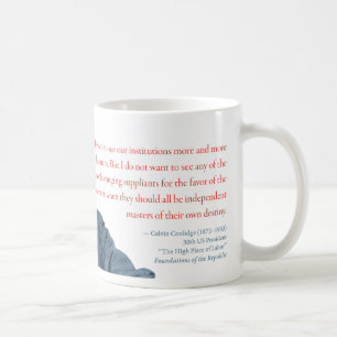 Den Calvin Coolidge muggen #1 "social programmerar Kaffemugg