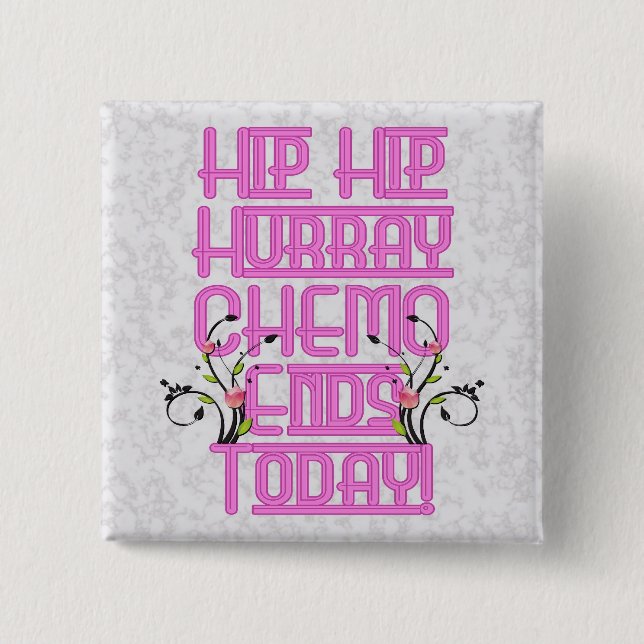 Den cancerChemo överlevanden klämmer fast Knapp (Framsida)