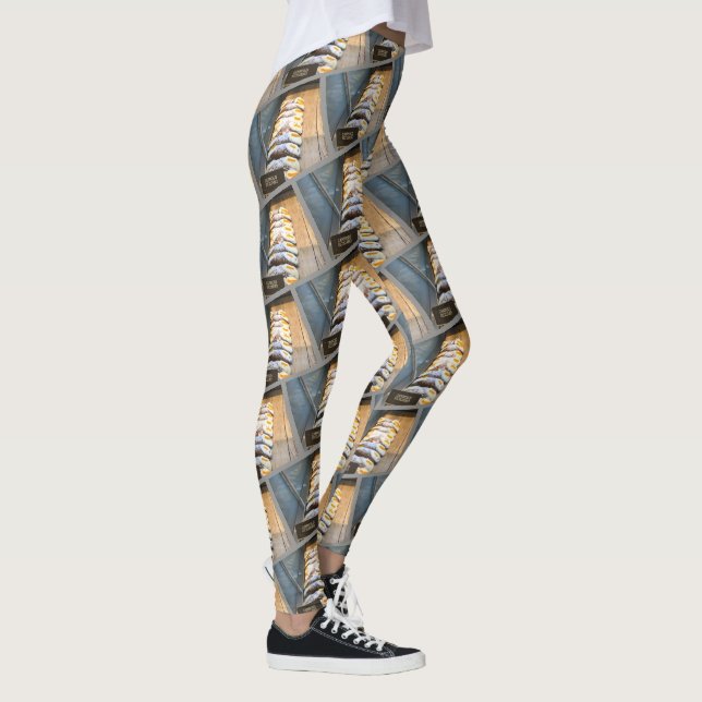 Den Cannoli damasker Leggings (Höger)