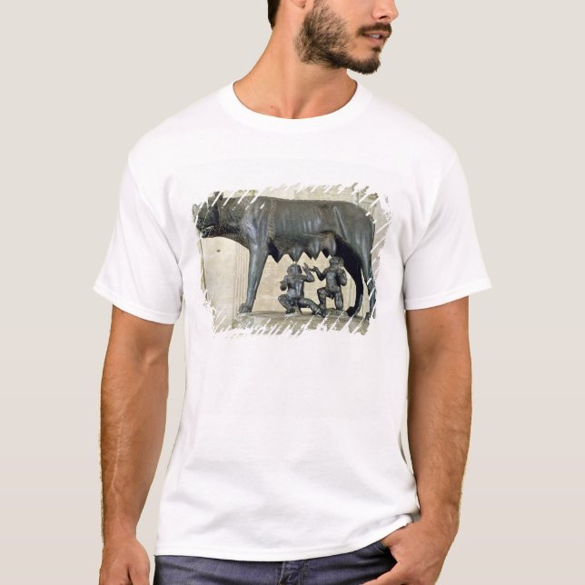 Den Capitoline Hon-Vargen T Shirt (Framsida)