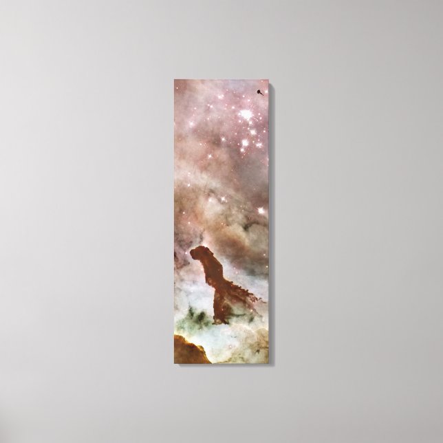 Den Carina nebulaen dammar av pelaren Canvastryck (Framsida)