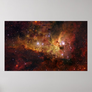 Den Carina nebulaen Poster