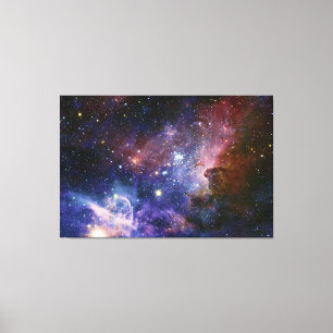 Den Carina NebulaEta Carina nebulaen NGC 3372 Canvastryck