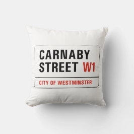 Den Carnaby gatan, den London gatan undertecknar Kudde