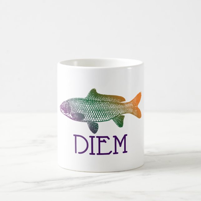 Den Carpe Diem | carpen Diem | griper dagmuggen Kaffemugg (Center)