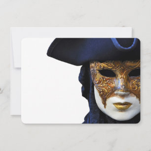 Den Casanova Venedig karnevalteatern maskerar Inbjudningar