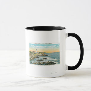 Den Casco fjärden beskådar av Portland den Head Mugg