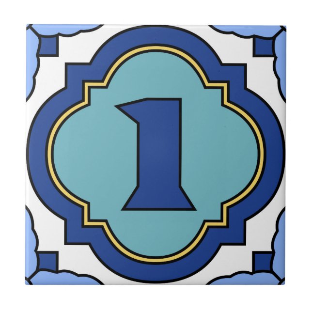 Den Catalina ön numrerar adressen belägger med Kakelplatta (Framsidan)