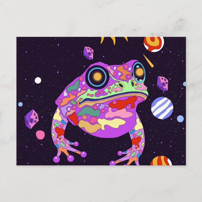 Den Celestiala Grodan Vykort (Framsida)