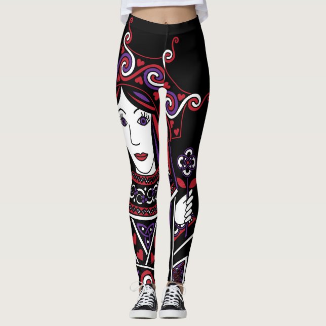 Den Celtic drottningen av hjärtadelen mig Leggings (Framsida)