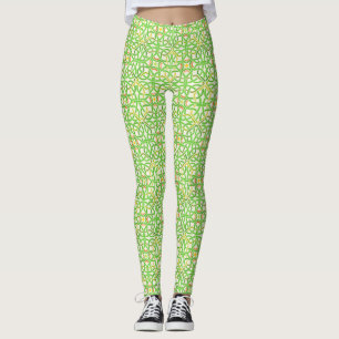 Den Celtic fnurrairländare flätar mönster för Leggings