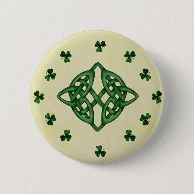 Den Celtic fnurran knäppas Knapp (Framsida)
